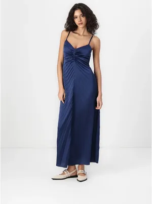 Abercrombie Giselle Pleated Maxi Dress thumbnail 2