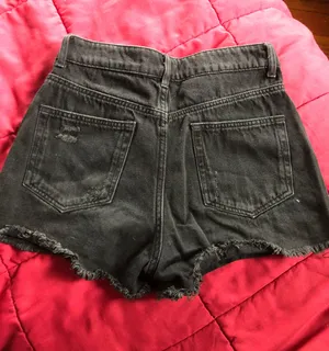 Black Jean Shorts thumbnail 2