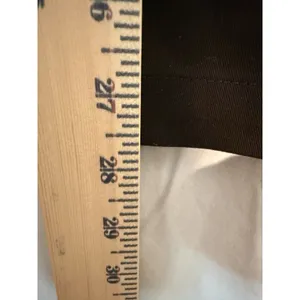 Future Collective Women's Brown High Rise Straight Leg Twill Dress Pants 2 29" thumbnail 4