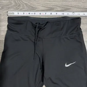 Nike Dri Fit‎ Size Medium Cropped Stretchy Leggings Womens Athletic Drawnstring thumbnail 9