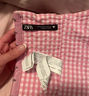 Zara Pink Gingham Corset thumbnail 3