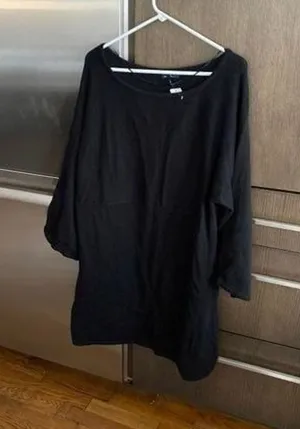 Gap black maternity Sweater Dress xxl‎ thumbnail 1
