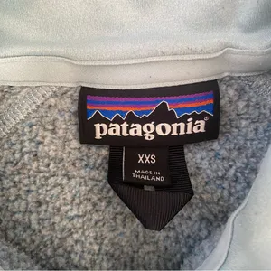 Patagonia Better Sweater 1/4 Zip Pullover Fleece Blue XXS thumbnail 3