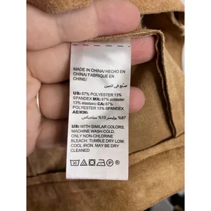 Chico's Faux Suede Moto Jacket Women 0 S Tan Camel Excellent Gold Zip Biker thumbnail 4
