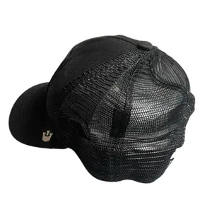The Farm Goorin Bros Black Mesh Leopard Logo Adjustable Snap Trucker Cap Hat OS thumbnail 2