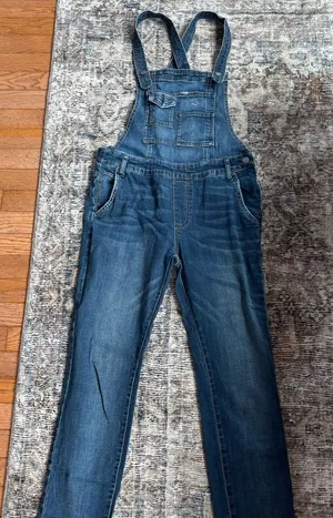 Free People skinny jean overalls thumbnail 1
