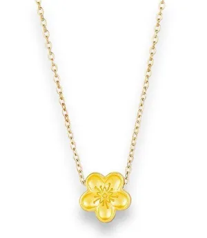 Hollow Flower Pendant Necklace for Women thumbnail 1