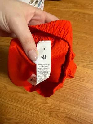 Lululemon Hotty Yellow Orange 2.5" Hot Shorts 8 thumbnail 3