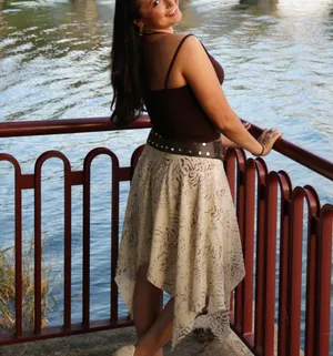 Princess Polly Dark Mirage Asymmetrical Midi Skirt thumbnail 5