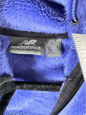 Fleece Jacket Women’s S Blue New Balance Full Zip Hooded Soft Outdoor thumbnail 4