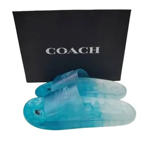 Coach Women's C3068 Ulyssa Sea Mist Rubber Slide, Size 8B NIB thumbnail 2
