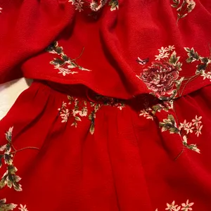 White Fox Red Floral Romper thumbnail 3