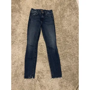 MOTHER The Looker Ankle Fray Jeans Hot Springs Size 25 thumbnail 5