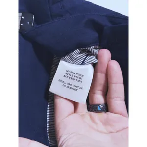 Wildfang Womens Ace Slim Crop Pants Size 8 Navy Blue Tailored Quiet Luxury Work thumbnail 7