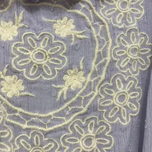 American Eagle Boho Floral Embroidered Crop Top Smocked S Coastal Cottagecore thumbnail 9