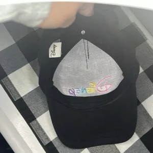 Disney Black Baseball‎ Cap Adult Size Colorful Embroidered Logo thumbnail 3