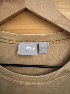 Vintage Y2K Large Tan Acid Wash Long Sleeve Cotton Bedazzled Shirt thumbnail 7