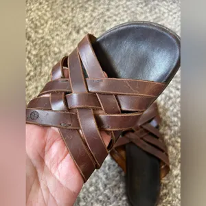 Timberland Women’s Brown Braided Leather Sandals Smart Comfort System Size 7.5‎ thumbnail 9