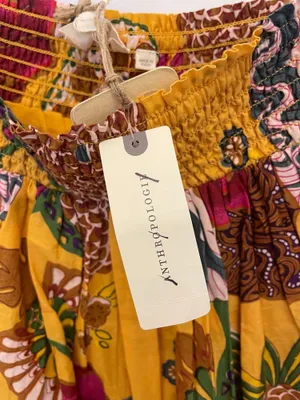 New Anthropologie Let Me Be Printed Mini Skirt Size L! thumbnail 6