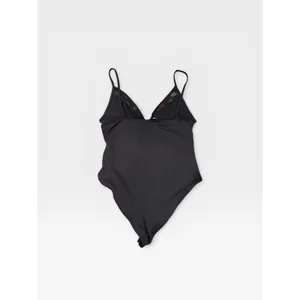 Zara Black Mesh Bodysuit Minimalist Chic Strappy Top Night out Festival Goth thumbnail 2