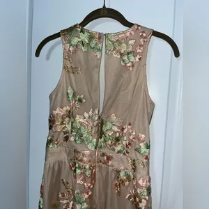 Hello Molly Fairy Embroidery Mesh Floral Plunge Neckline Zip Up Romper Sz 10 thumbnail 10