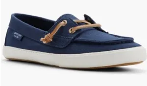 Sperry Sailaway Boat Canvas Shoe, Navy, Size 9.5, NWOT thumbnail 1