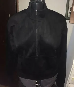 M Magaschoni black suede cropped M pullover thumbnail 1