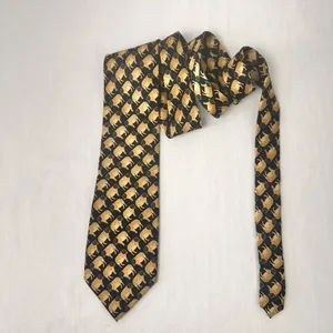 Sinsabang Tie Vintage Animal Print Sheep Geometric Multicolor Office Necktie Bow thumbnail 2