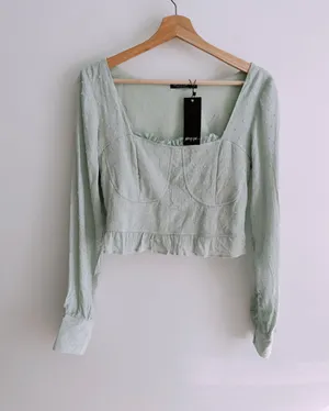 Lace Bustier Crop Top thumbnail 3