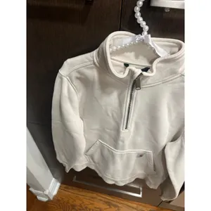 Carhartt Relaxed Midweight Quarter Zip Mock Neck Sweatshirt women's large nwot thumbnail 2