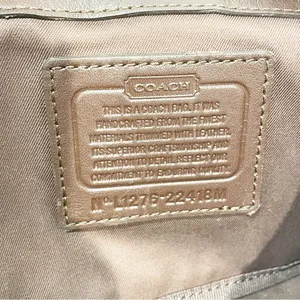 Coach Hampton Signature Weekender Striped Jacquard Canvas Shoulder Crossbody thumbnail 4