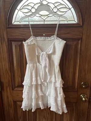 Altar'd State Dress Mini White  thumbnail 4
