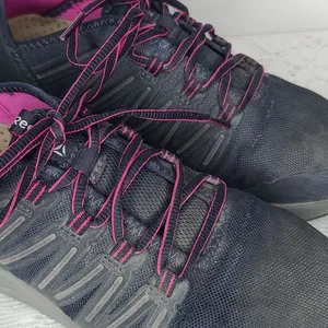Reebok Ariat Astroride steel toe lace up blue pink work tennis shoes sz 7 thumbnail 5