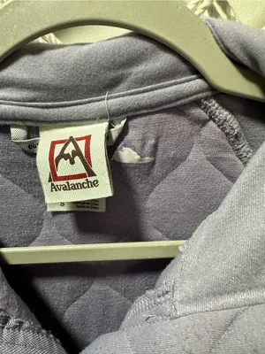 Avalanche Quilted Half-Zip Pullover in Light Lavender thumbnail 3