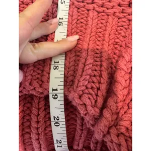 Free‎ People My Only Sunshine Chunky Knit Sweater Women M Oversized Boho Slouchy thumbnail 5