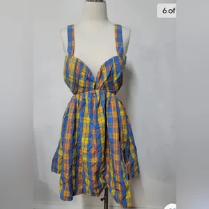 Free People Bridget Mini Dress Size L thumbnail 6