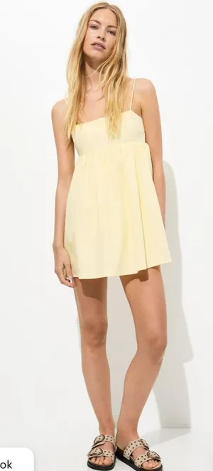 Strappy romper dress Yellow Size M thumbnail 1