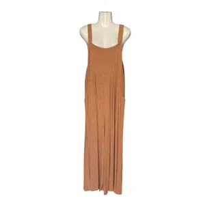 PRETTYGARDEN Casual Sleeveless Loose Strappy Wide Leg Bib Overalls with Pockets thumbnail 4