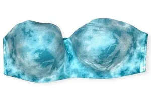 PINK Victoria’s Secret strapless tie dye wireless bra thumbnail 1