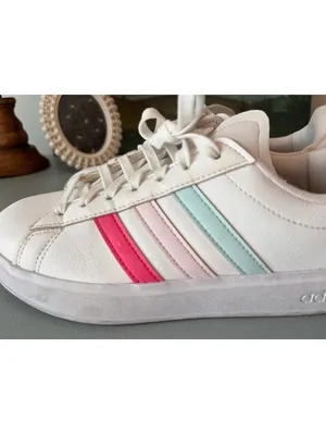 Adidas Grand Court 2.0 Pastel Stripes Sneakers thumbnail 2