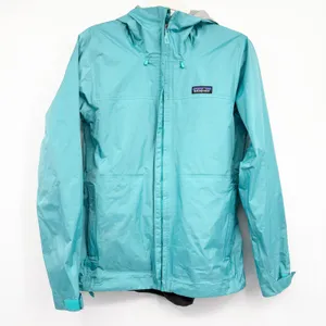 Patagonia Womens Torrentshell 3L Waterproof Gorpcore Rain Jacket Turquoise M thumbnail 1