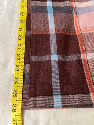 UO• High Rise Wide Leg Plaid Abby Brushed Flannel Grandpa Trousers• Sz 2 thumbnail 9