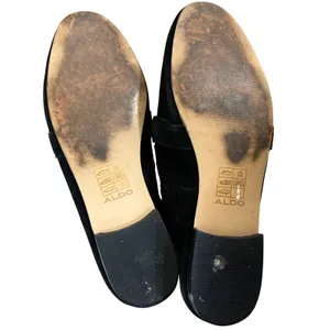 ALDO Embellished Suede Loafers Sz 8‎ Black Dressy thumbnail 7