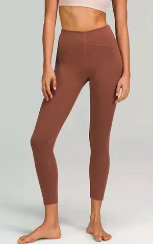 Lululemon InStill‎ Tight Size 10 Ancient Copper SmoothCover Pilates Sporty Yoga thumbnail 1