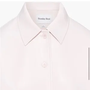 Aritzia Sunday Best Gabby Shirt Jacket Vegan Leather Shirt Jacket Pink thumbnail 2