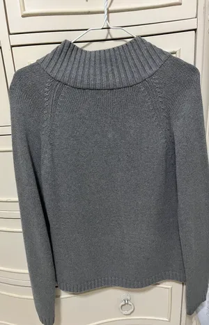 Christopher & Banks Gray Heavy Sweater thumbnail 2