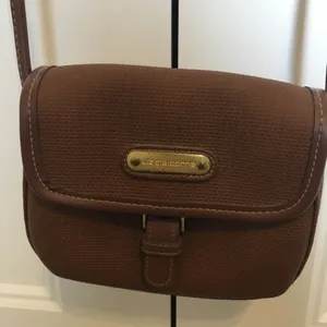 Vintage brown Liz Claiborne crossbody purse thumbnail 3