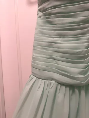 Mint Strapless Ruched Maxi Dress Green Size 2 thumbnail 9