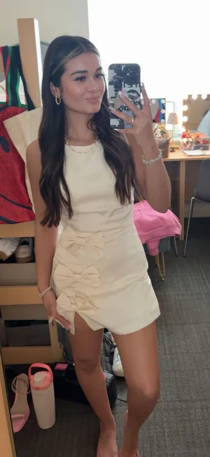 Cream Lulus Dress thumbnail 1