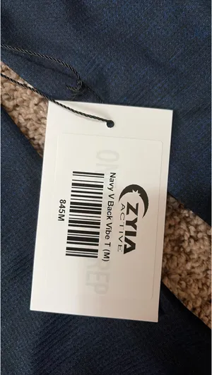 Zyia Active Navy V Back Long Sleeve  thumbnail 2